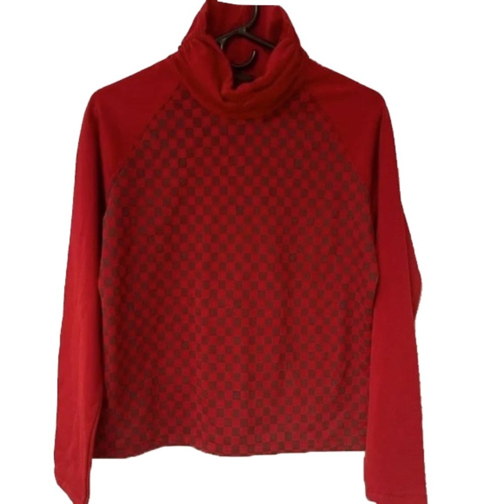 VINTAGE LOUIS VUITTON Long Sleeve Pullover Turtleneck worn once!! ❤️ 🔥 🌺 RARE